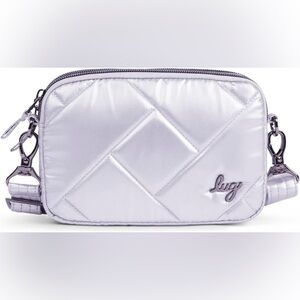 NWT Lug Coupe SE Convertible Crossbody Bag - Metallic Silver